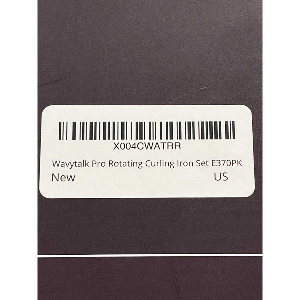 NEW Wavytalk Pro Rotating Curling Iron Set E370PK 3 Barrels Automatic